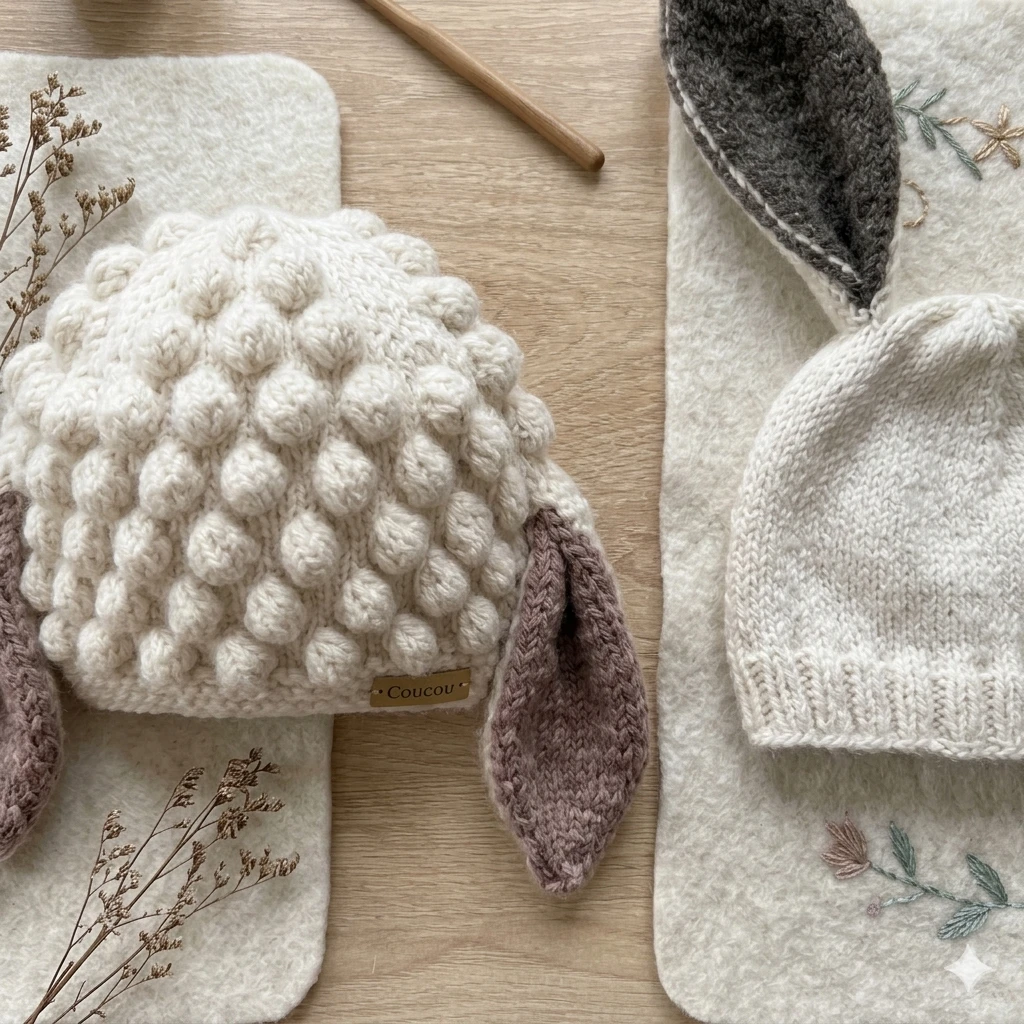 Bonnets enfants (baby alpaga)